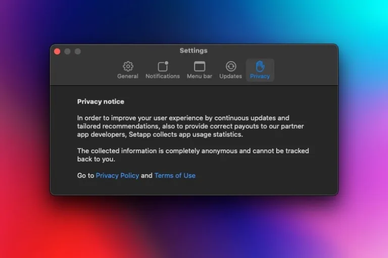 Setapp Privacy Notice