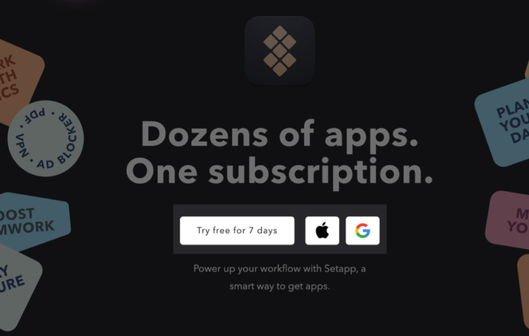 Signing Up for Setapp