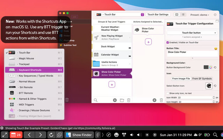 BetterTouchTool BetterTouchTool