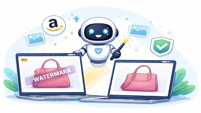 How Vmake AI Solves Content Watermark for Amazon Sellers Ow Vmake Ai Solves Content Watermark For Amazon Sellers
