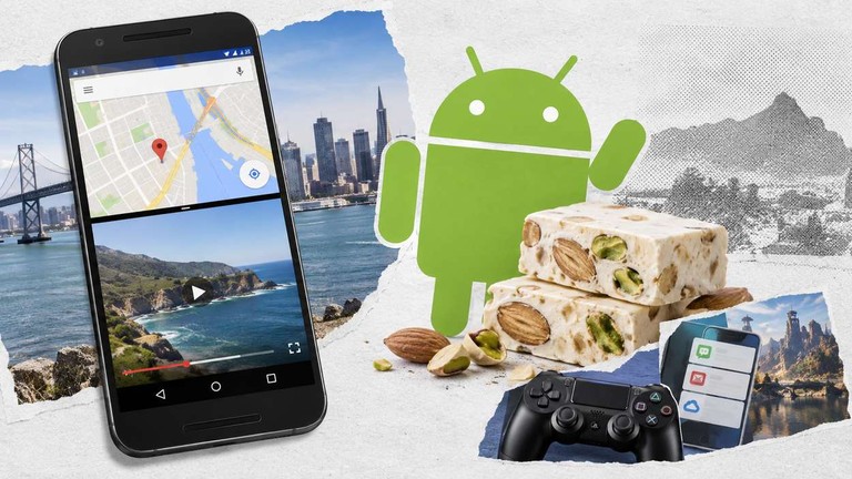 Android 7.0 Nougat (2016) with split-screen apps