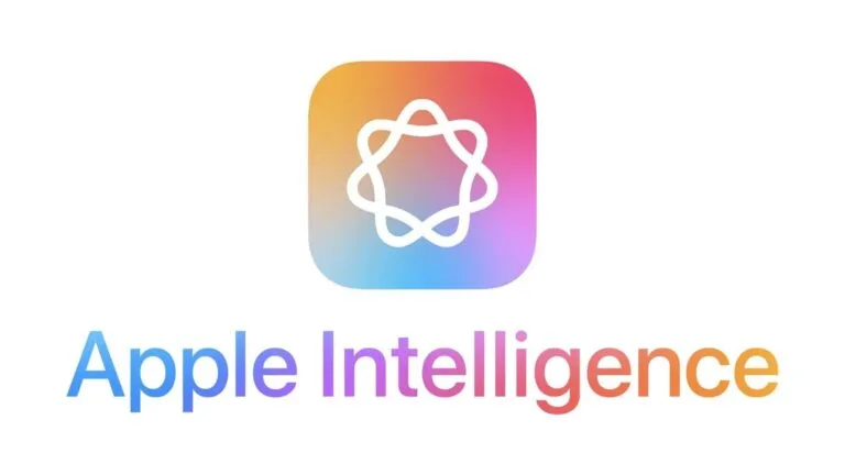 Apple Intelligence logo and wordmark